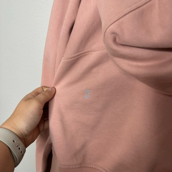 Kit and Ace Pink Cropped Zip Up Hoodie - Picture 8 of 11